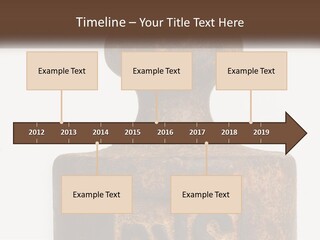A Brown Vase Sitting On Top Of A Table PowerPoint Template