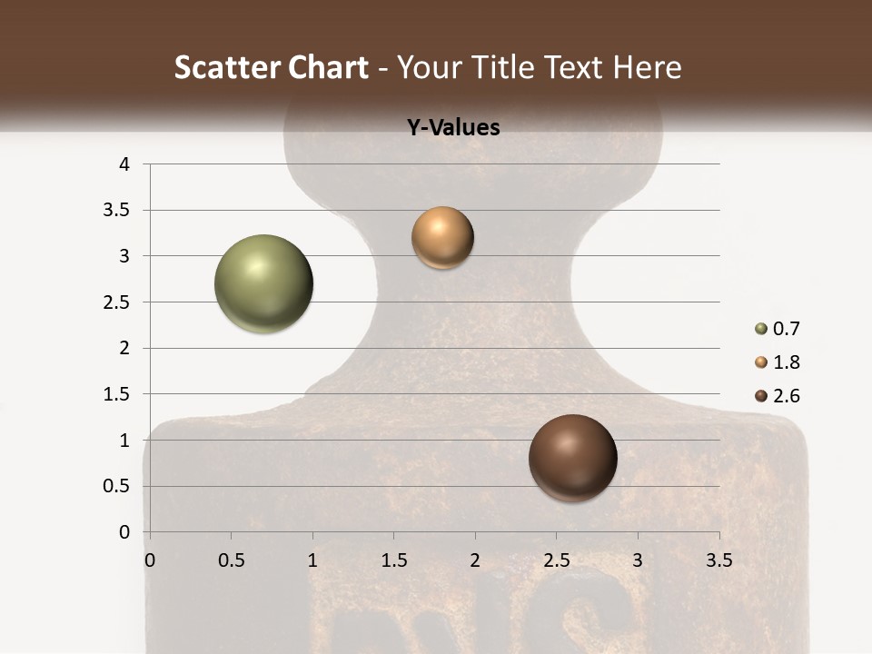 A Brown Vase Sitting On Top Of A Table PowerPoint Template