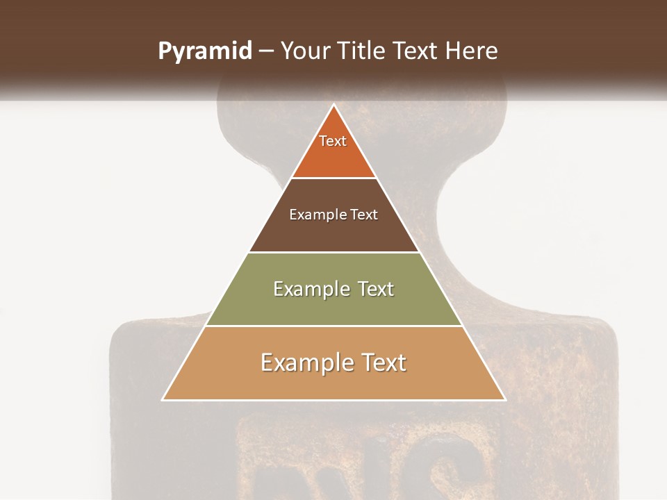 A Brown Vase Sitting On Top Of A Table PowerPoint Template