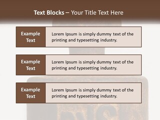 A Brown Vase Sitting On Top Of A Table PowerPoint Template