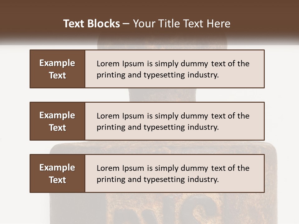 A Brown Vase Sitting On Top Of A Table PowerPoint Template