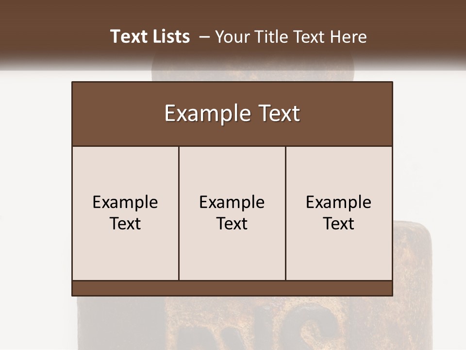 A Brown Vase Sitting On Top Of A Table PowerPoint Template
