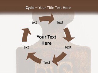 A Brown Vase Sitting On Top Of A Table PowerPoint Template