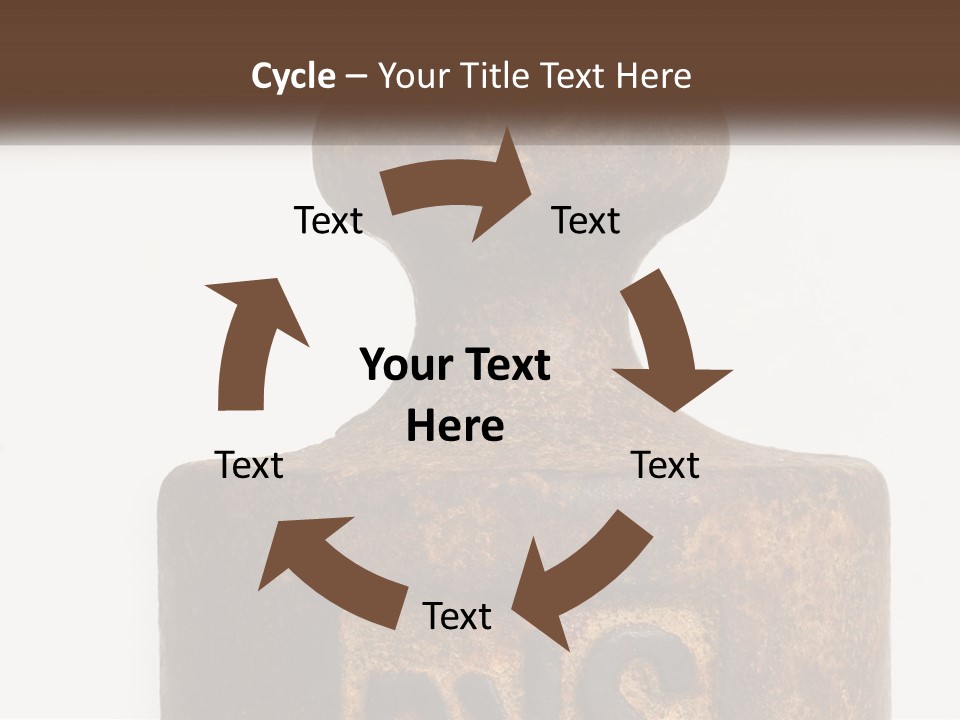 A Brown Vase Sitting On Top Of A Table PowerPoint Template