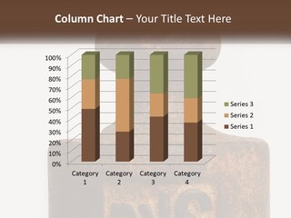 A Brown Vase Sitting On Top Of A Table PowerPoint Template