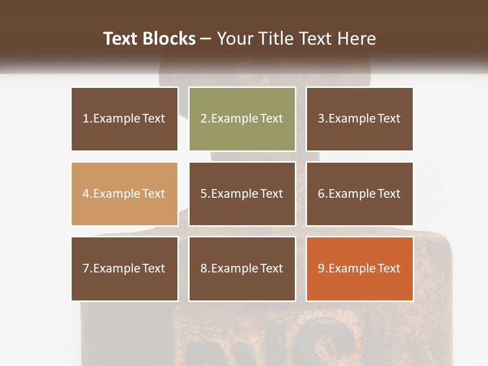 A Brown Vase Sitting On Top Of A Table PowerPoint Template