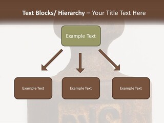 A Brown Vase Sitting On Top Of A Table PowerPoint Template