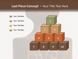 A Brown Vase Sitting On Top Of A Table PowerPoint Template