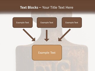 A Brown Vase Sitting On Top Of A Table PowerPoint Template