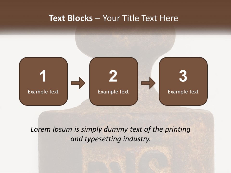 A Brown Vase Sitting On Top Of A Table PowerPoint Template