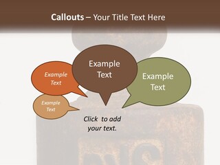 A Brown Vase Sitting On Top Of A Table PowerPoint Template