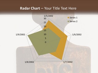 A Brown Vase Sitting On Top Of A Table PowerPoint Template