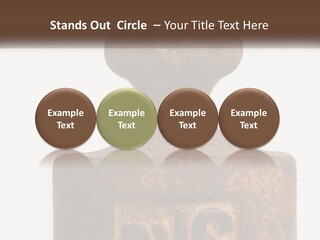 A Brown Vase Sitting On Top Of A Table PowerPoint Template