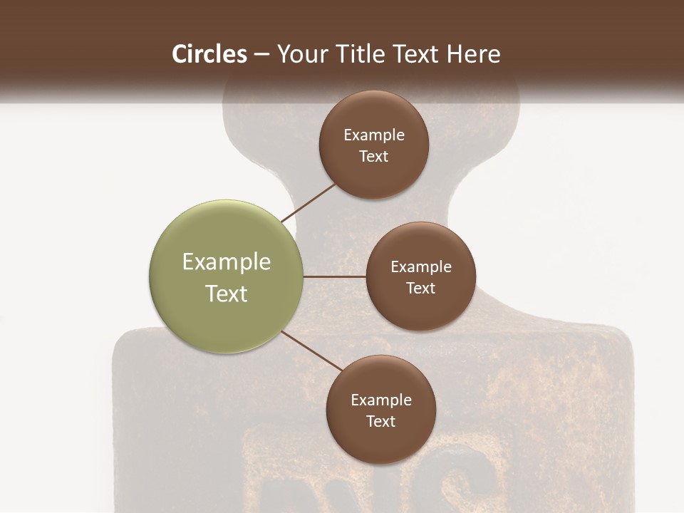 A Brown Vase Sitting On Top Of A Table PowerPoint Template