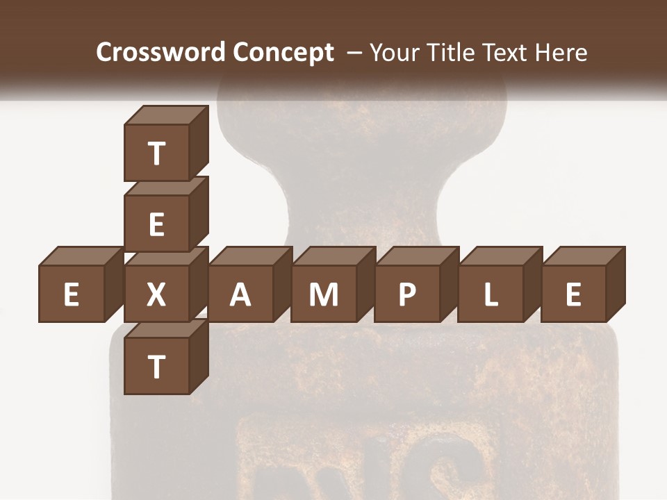 A Brown Vase Sitting On Top Of A Table PowerPoint Template