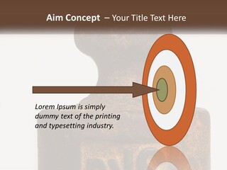 A Brown Vase Sitting On Top Of A Table PowerPoint Template