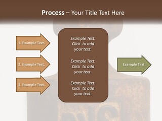 A Brown Vase Sitting On Top Of A Table PowerPoint Template