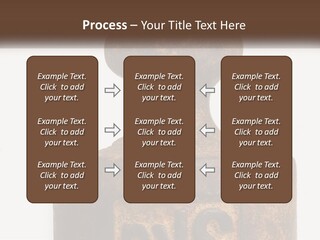 A Brown Vase Sitting On Top Of A Table PowerPoint Template