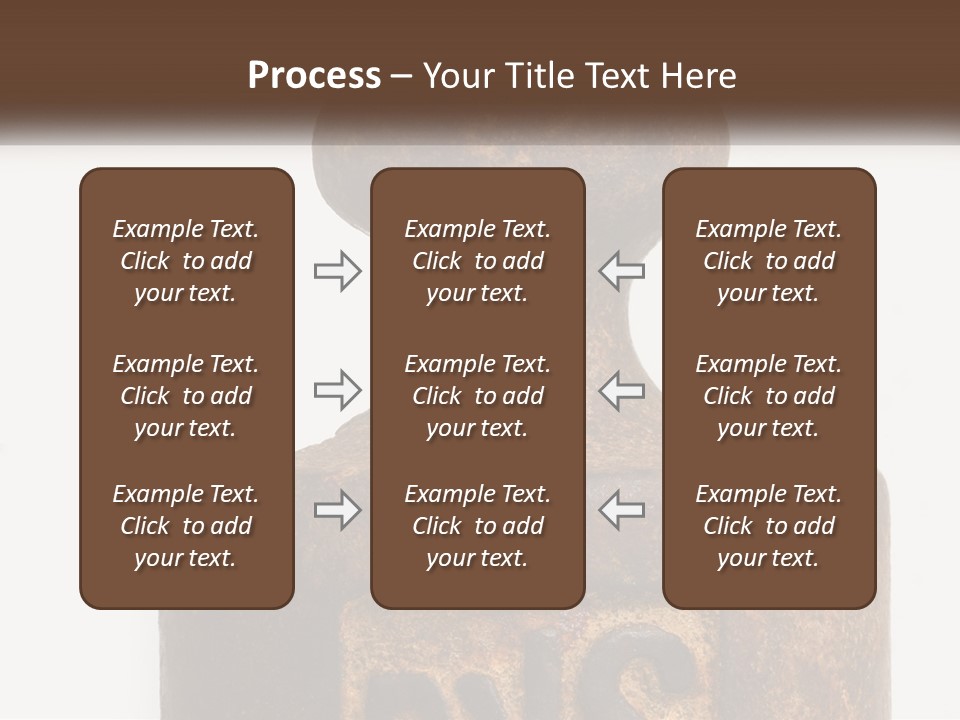 A Brown Vase Sitting On Top Of A Table PowerPoint Template
