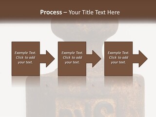 A Brown Vase Sitting On Top Of A Table PowerPoint Template