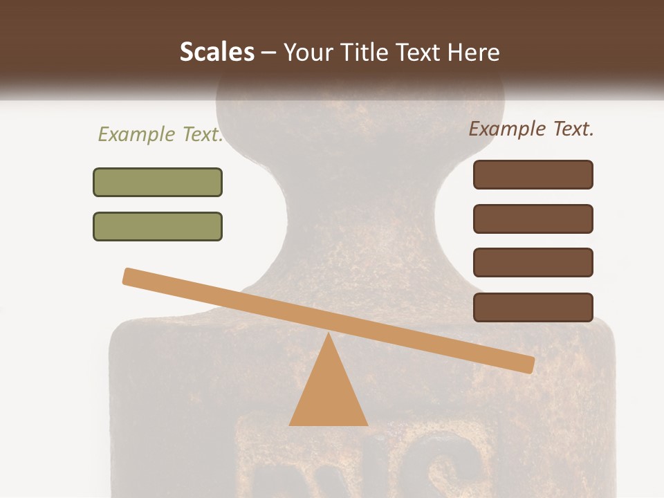 A Brown Vase Sitting On Top Of A Table PowerPoint Template