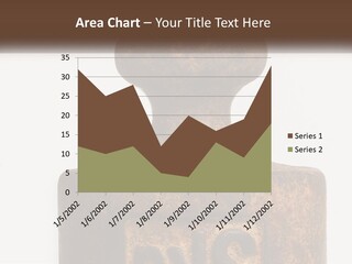 A Brown Vase Sitting On Top Of A Table PowerPoint Template