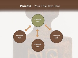 A Brown Vase Sitting On Top Of A Table PowerPoint Template