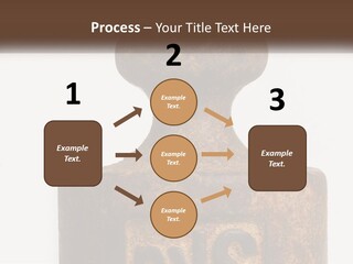 A Brown Vase Sitting On Top Of A Table PowerPoint Template