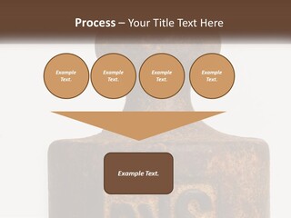 A Brown Vase Sitting On Top Of A Table PowerPoint Template