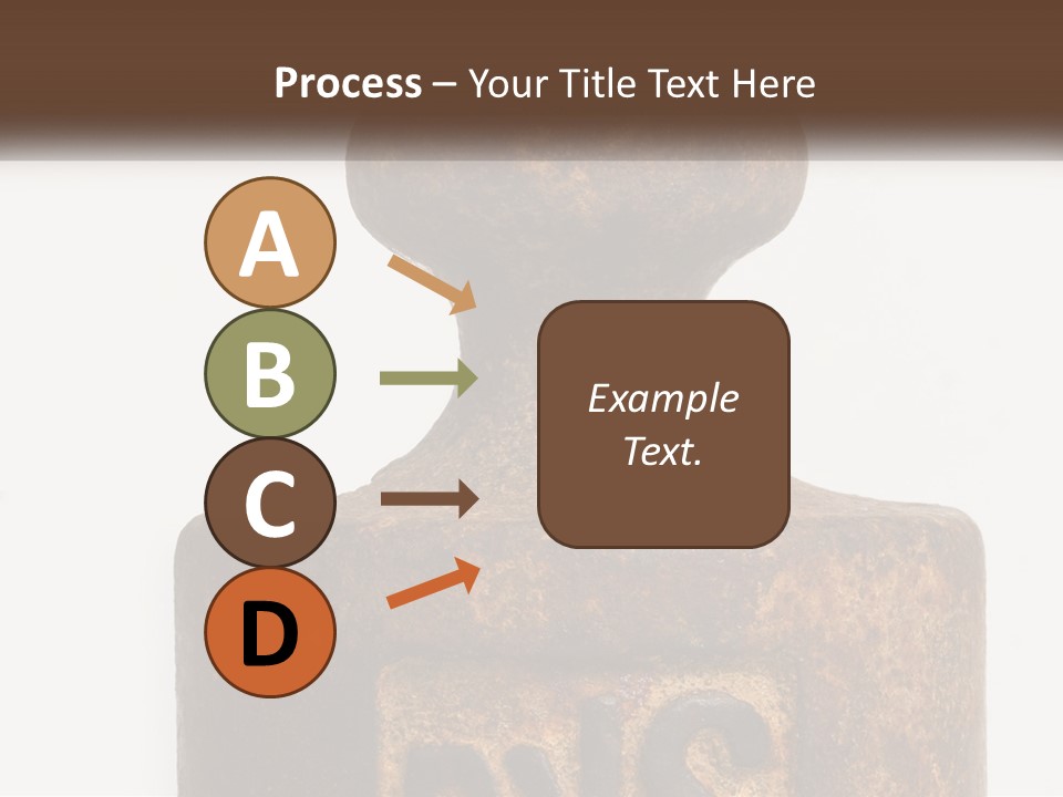 A Brown Vase Sitting On Top Of A Table PowerPoint Template