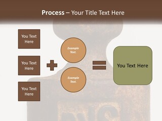 A Brown Vase Sitting On Top Of A Table PowerPoint Template