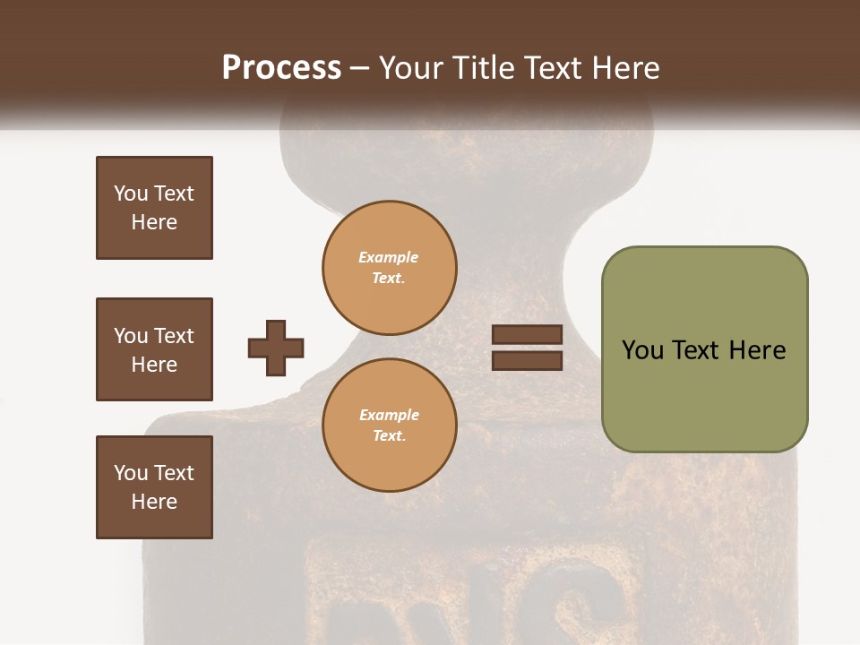 A Brown Vase Sitting On Top Of A Table PowerPoint Template