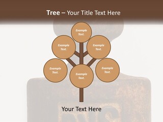 A Brown Vase Sitting On Top Of A Table PowerPoint Template