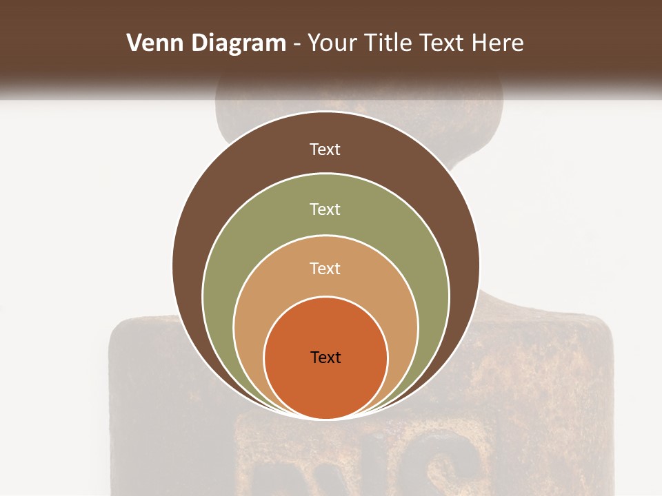 A Brown Vase Sitting On Top Of A Table PowerPoint Template