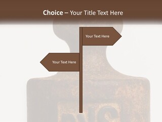 A Brown Vase Sitting On Top Of A Table PowerPoint Template