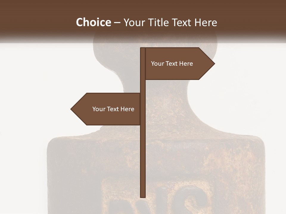 A Brown Vase Sitting On Top Of A Table PowerPoint Template