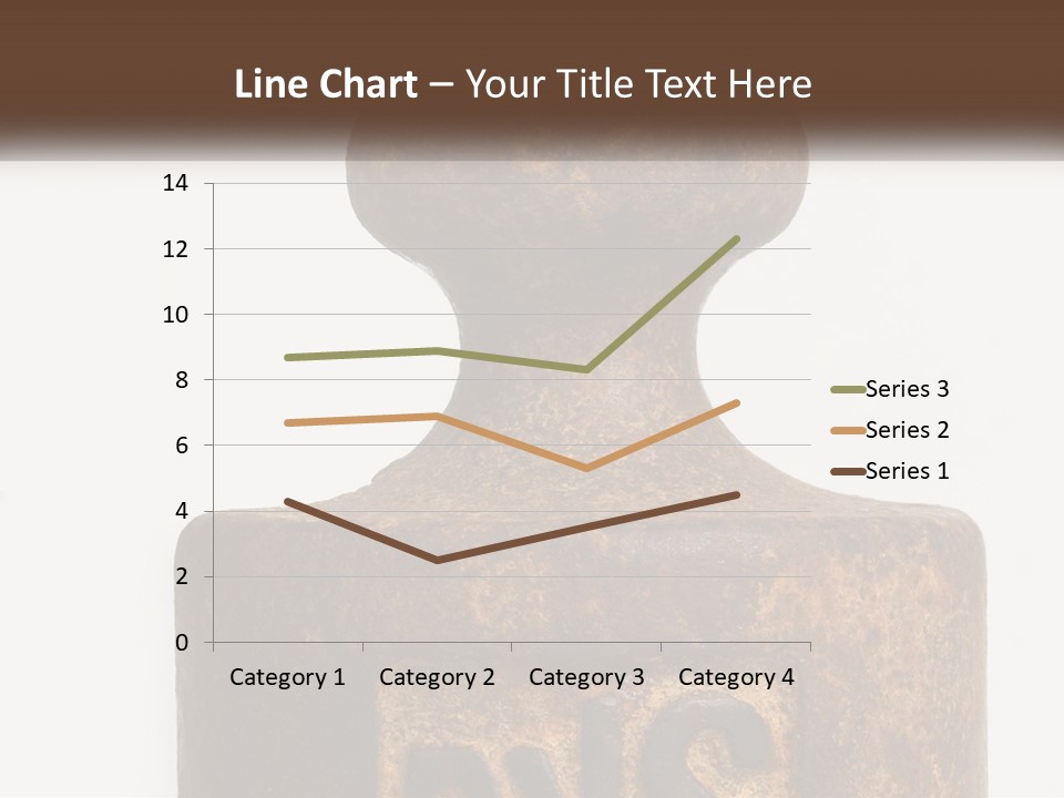 A Brown Vase Sitting On Top Of A Table PowerPoint Template