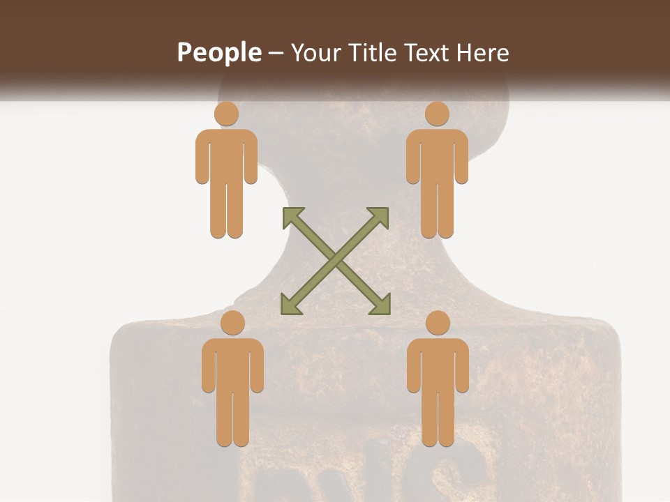 A Brown Vase Sitting On Top Of A Table PowerPoint Template