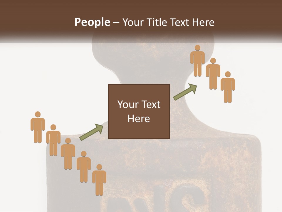 A Brown Vase Sitting On Top Of A Table PowerPoint Template