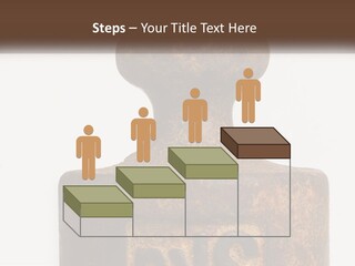 A Brown Vase Sitting On Top Of A Table PowerPoint Template