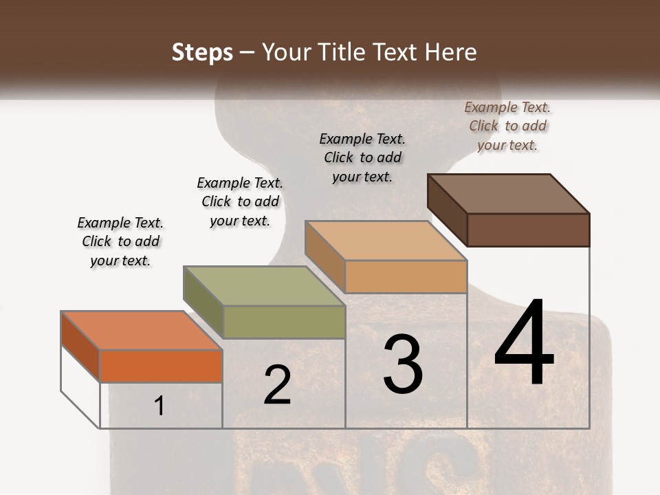 A Brown Vase Sitting On Top Of A Table PowerPoint Template