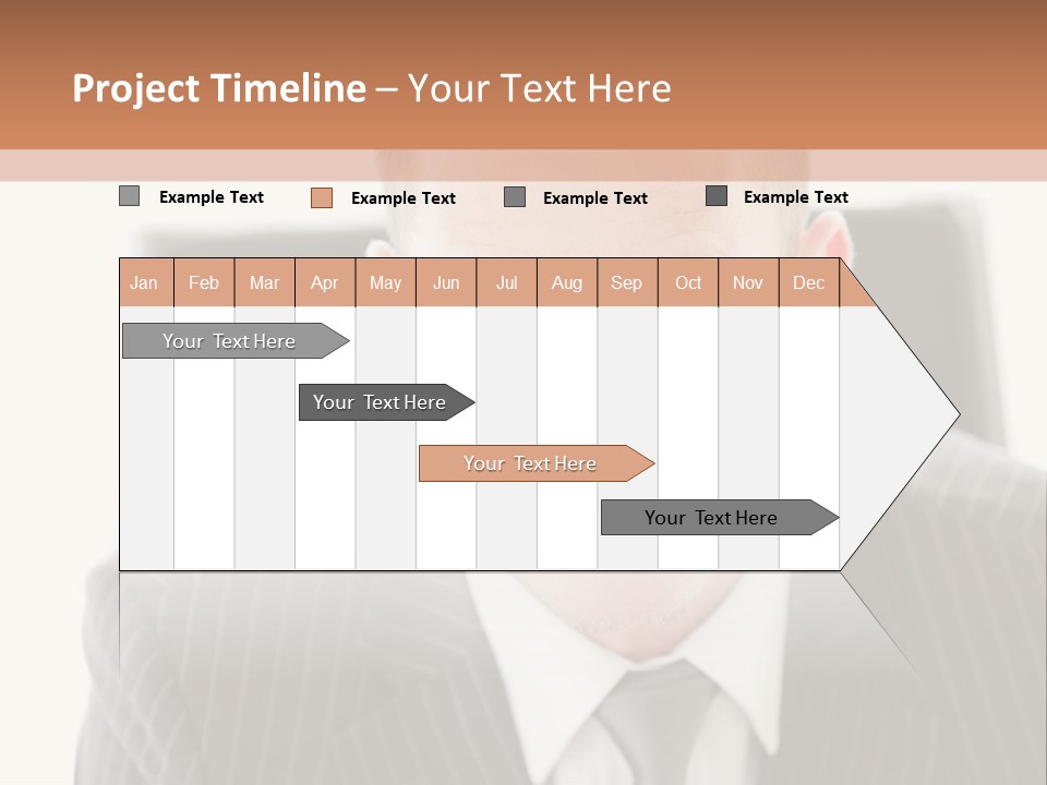 A Man In A Suit Is Looking At The Camera PowerPoint Template