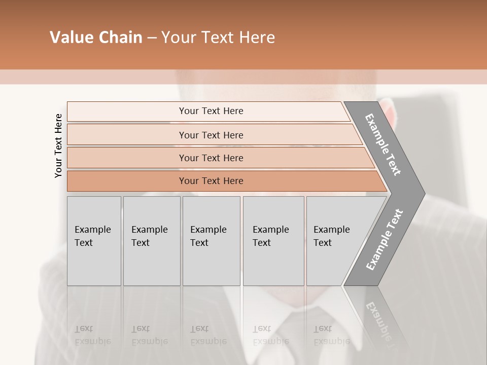 A Man In A Suit Is Looking At The Camera PowerPoint Template