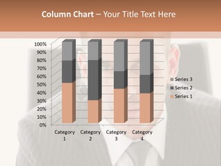 A Man In A Suit Is Looking At The Camera PowerPoint Template