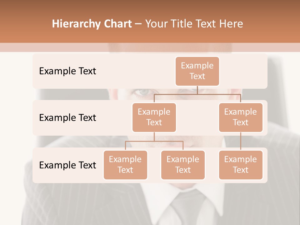 A Man In A Suit Is Looking At The Camera PowerPoint Template