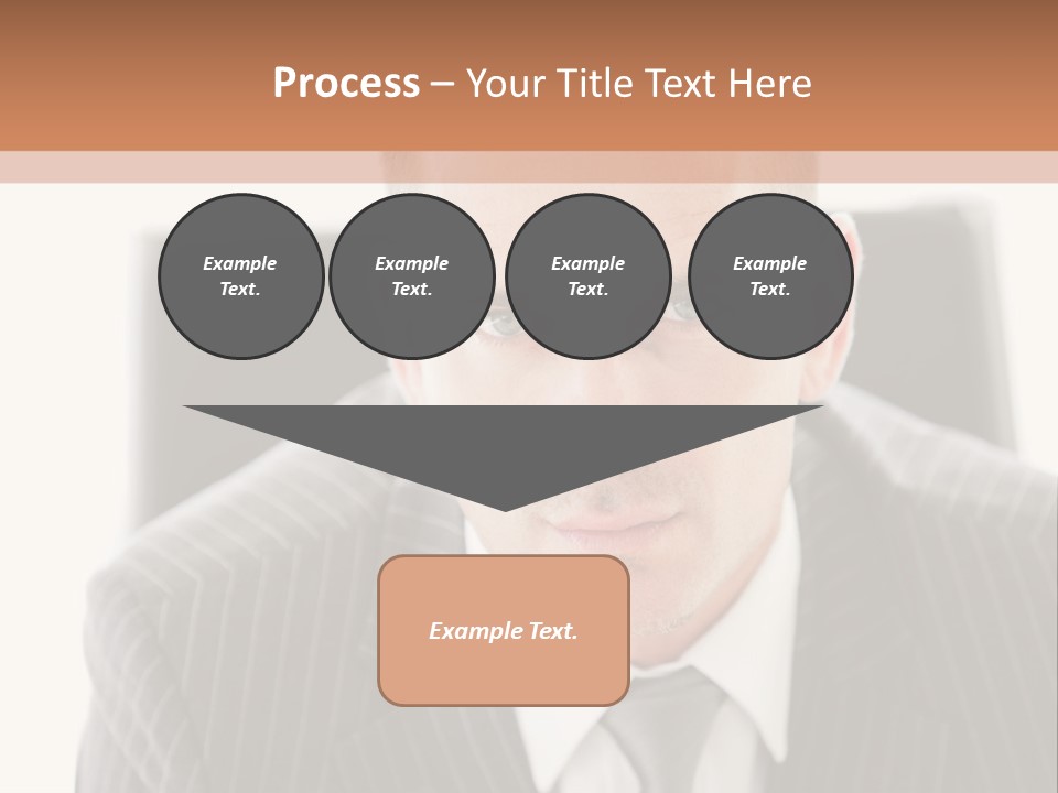 A Man In A Suit Is Looking At The Camera PowerPoint Template