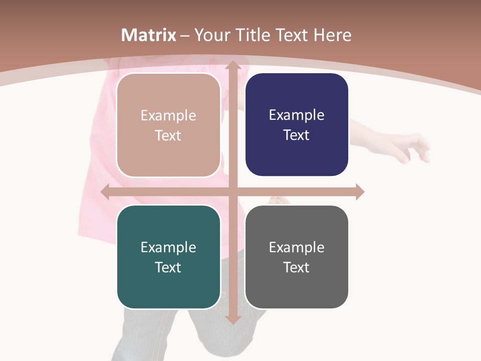 A Little Girl Jumping In The Air With Her Arms In The Air PowerPoint Template