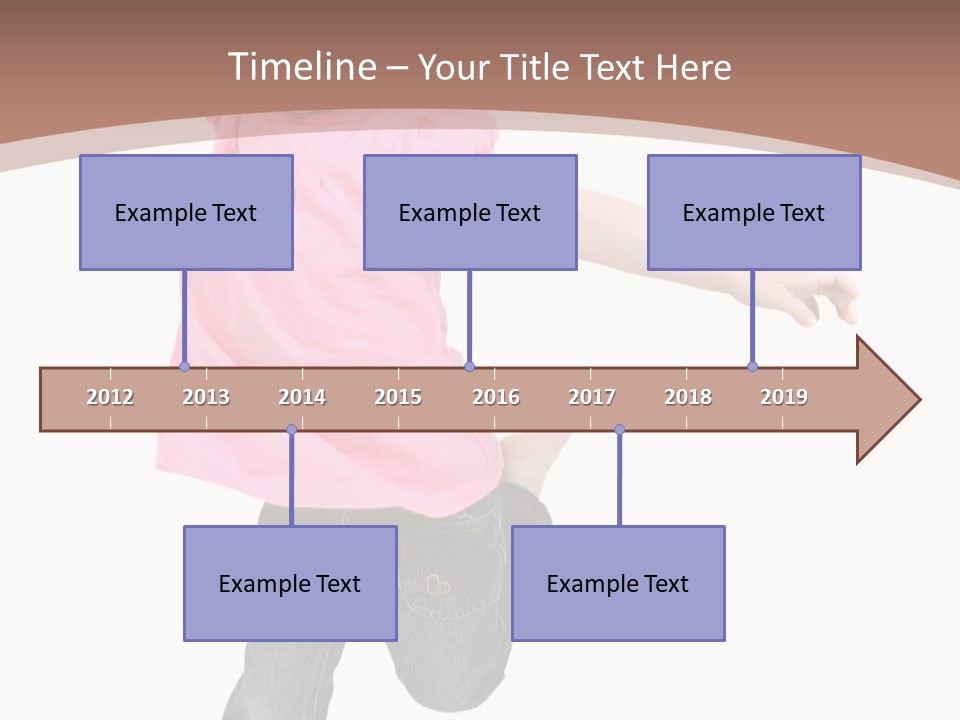 A Little Girl Jumping In The Air With Her Arms In The Air PowerPoint Template