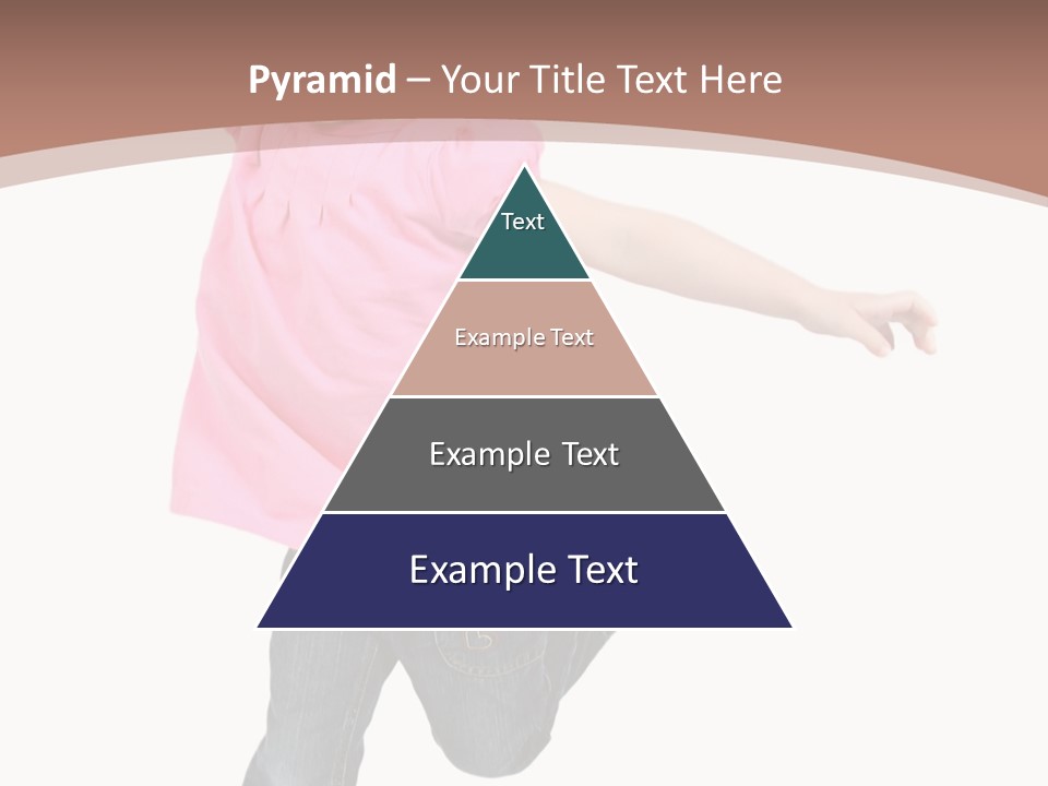 A Little Girl Jumping In The Air With Her Arms In The Air PowerPoint Template