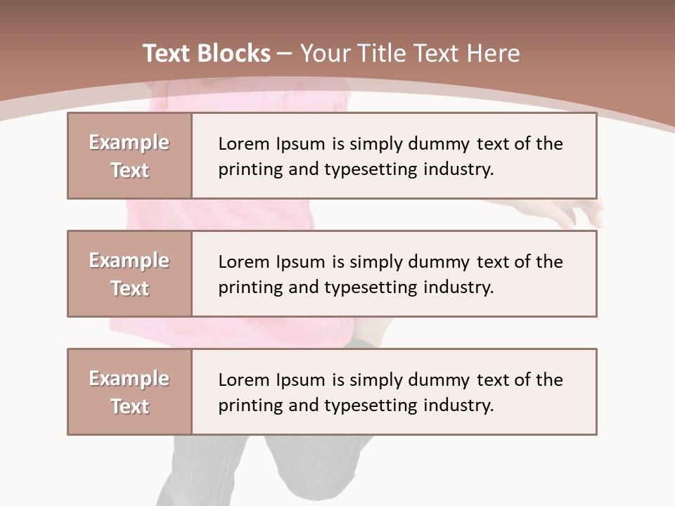 A Little Girl Jumping In The Air With Her Arms In The Air PowerPoint Template